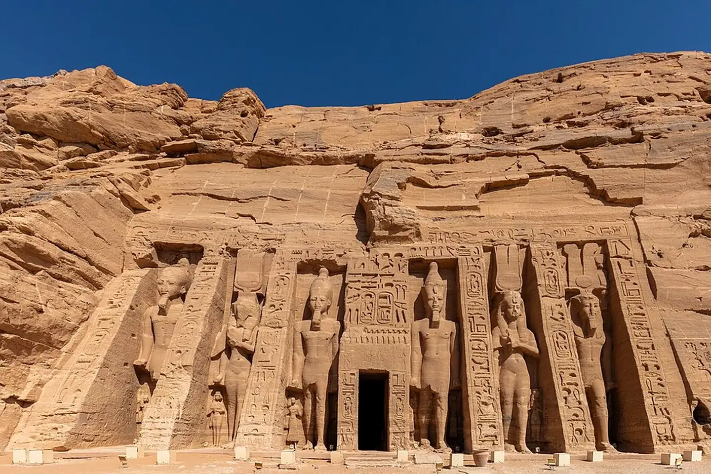 The Temple of Nefertari at Abu Simbel, Egypt