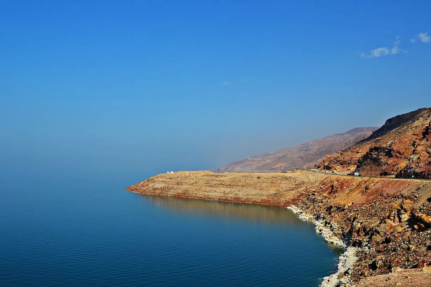 Dead Sea from Jordan in the Dead Sea, Jordan