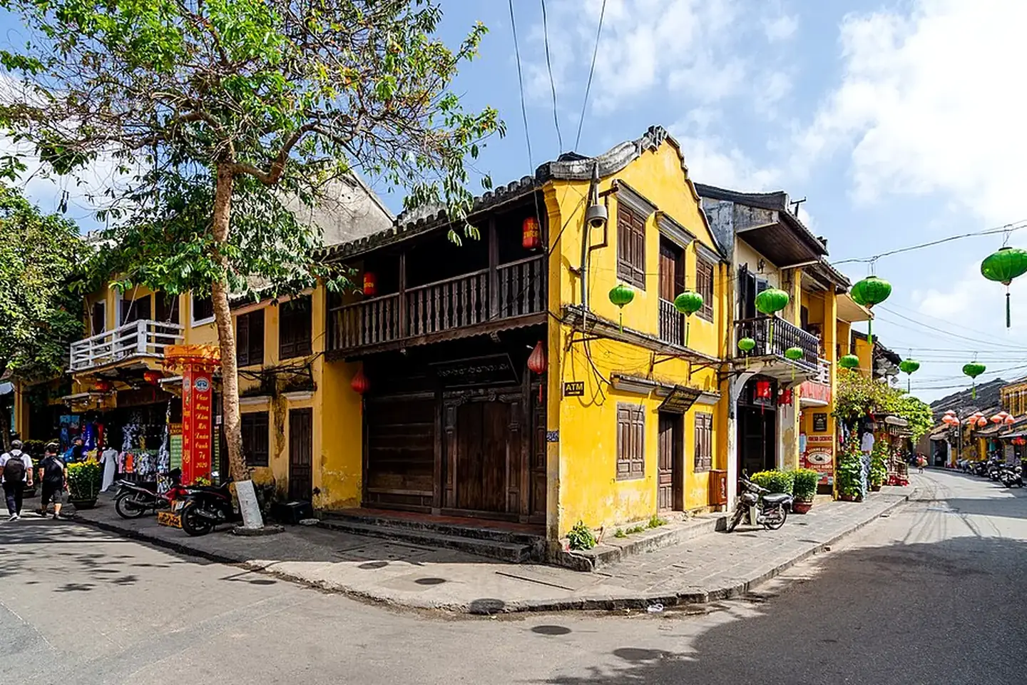 Lantern-lit streets in the Ancient Town of Hoi An, Vietnam